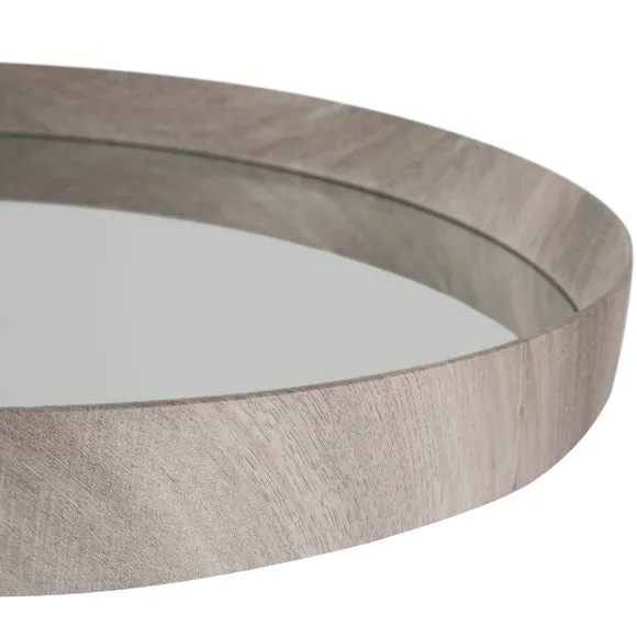 Tray Edge Round Wall Mirror 3
