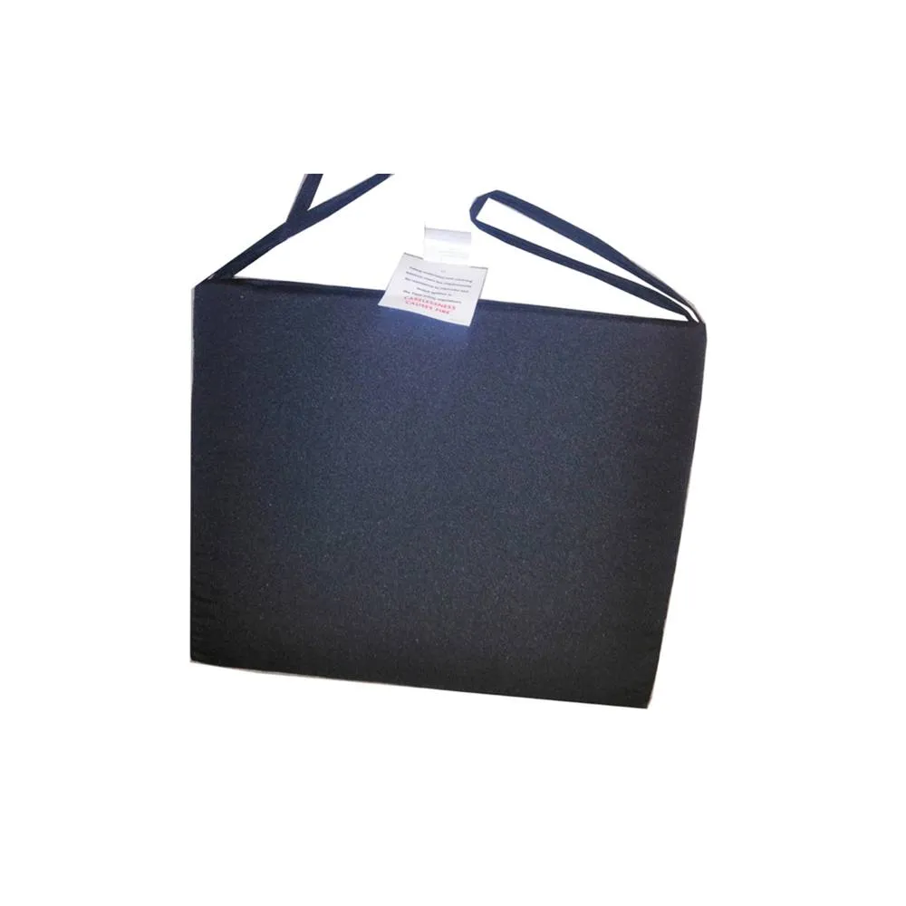 Churnet Valley Garden Furniture Ltd Waterproof Seat Pads - Single Black Cushion - Outdoor Cushion