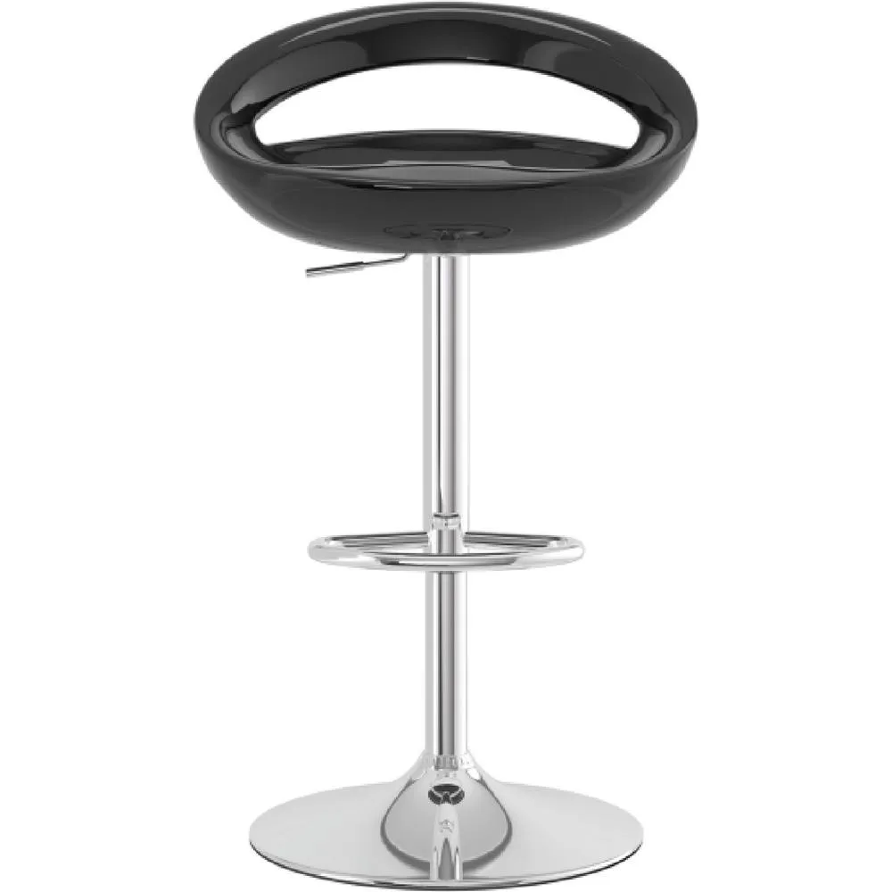 netfurniture Saso Retro Moon in Black Kitchen Stool 2