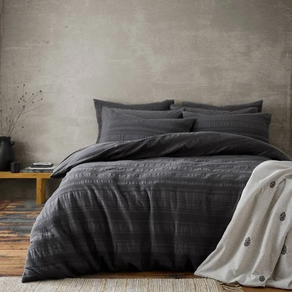 Tenby Stripe 100% Cotton Duvet Cover & Pillowcase Set 5
