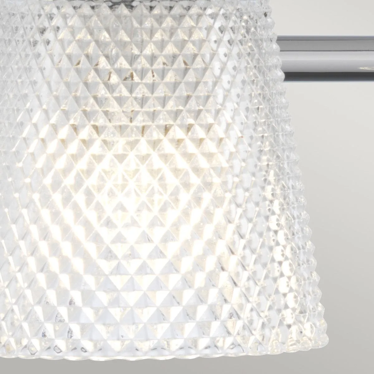 Netlighting Hudson 4 Light Wall Light Polished Chrome IP44 in Grey 5