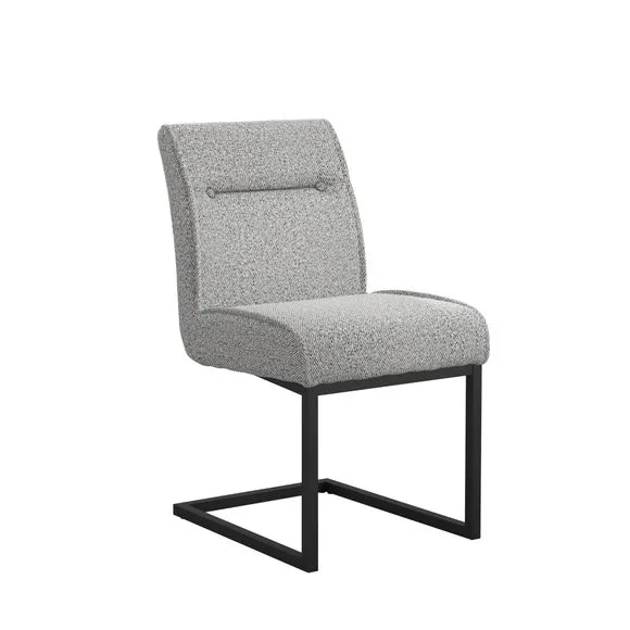 Set of 2 Cleaver Tweed Dining Chairs 3