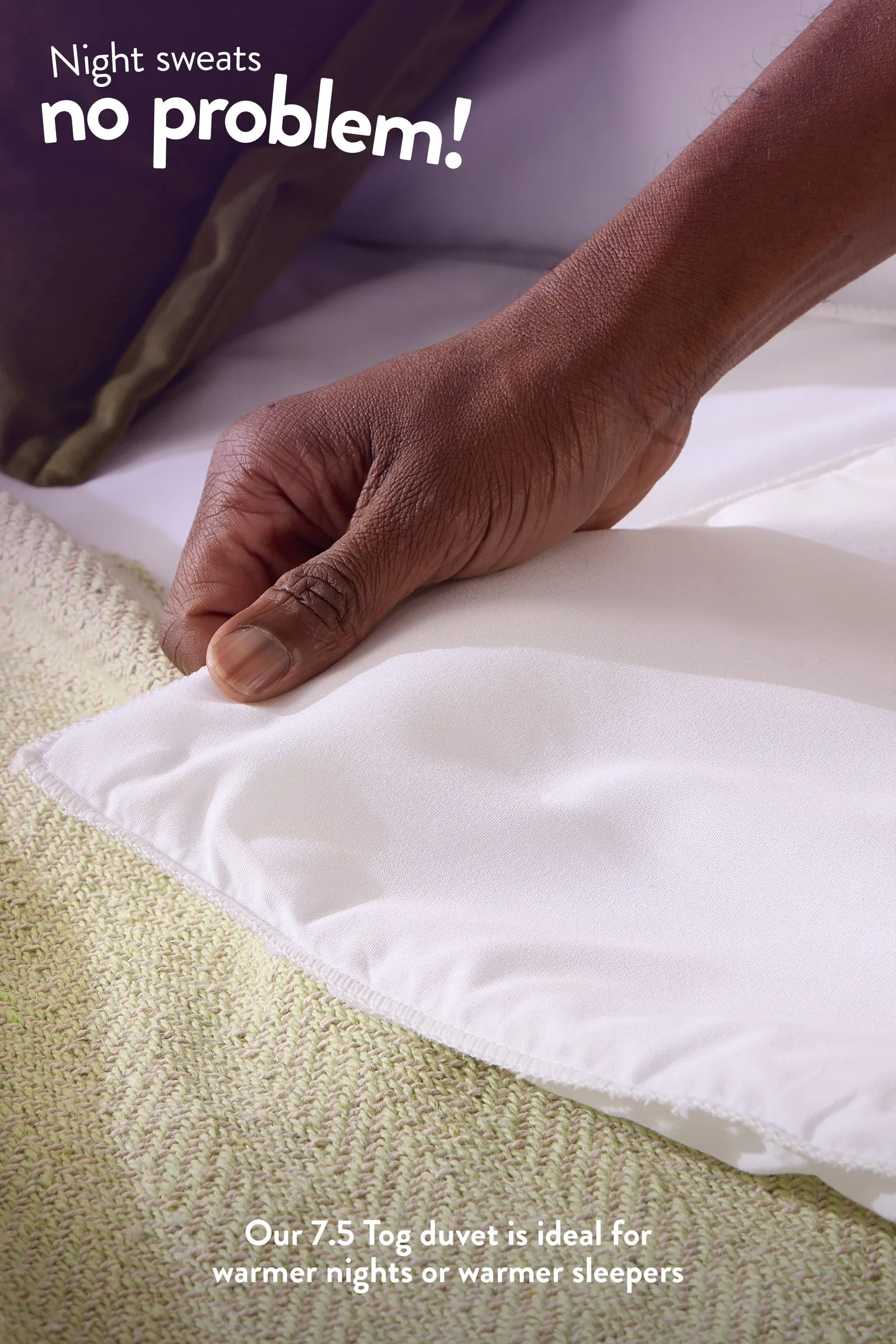Slumberdown Anti Allergy 7.5 Tog All Year Duvet in White 4