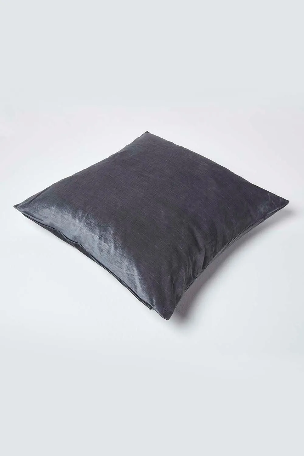 Homescapes Luxury Velvet Cushion Cover in Grey 4
