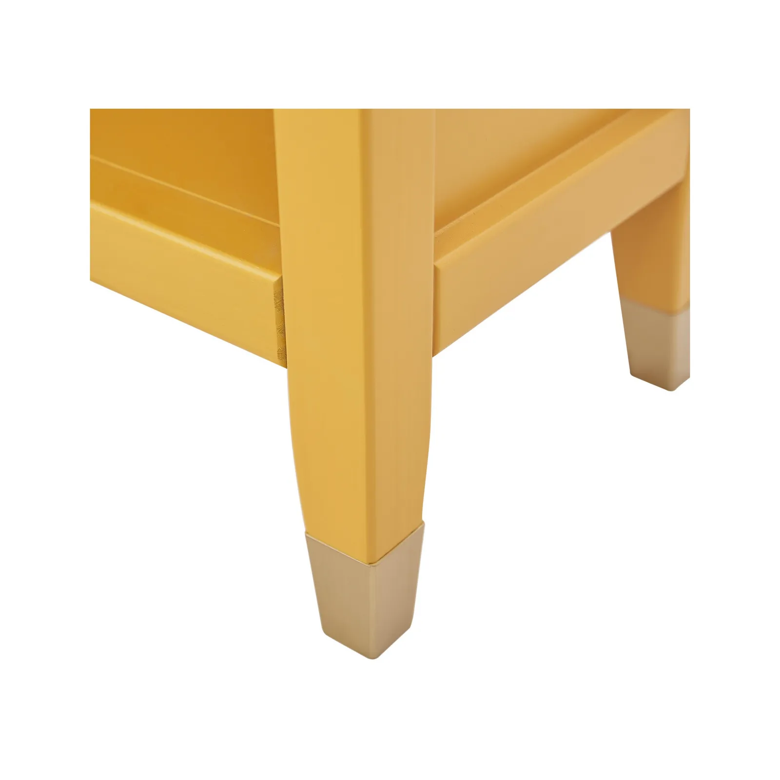 Cabinet Bits Palazzi 3 Tier Bookcase H97 W89 D25cm in Mustard 5