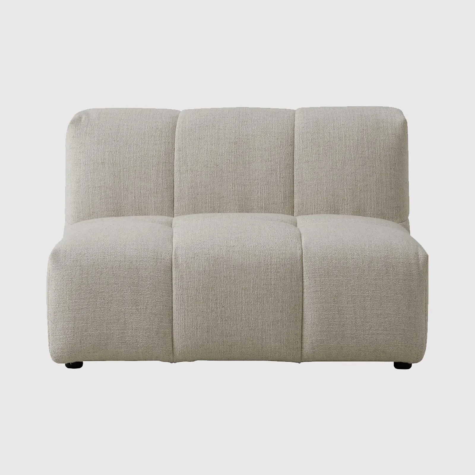 Plensa Section 1 Seater Modular Sofa, Neutral Fabric | Barker & Stonehouse