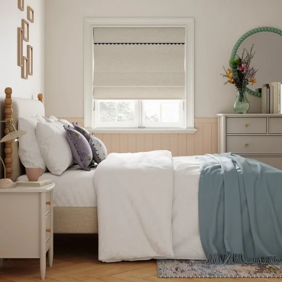 Luna Wave Blackout Roman Blind
