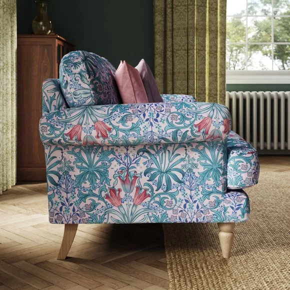Jolene William Morris Woodland Weeds Print Velvet 2 Seater Sofa 2