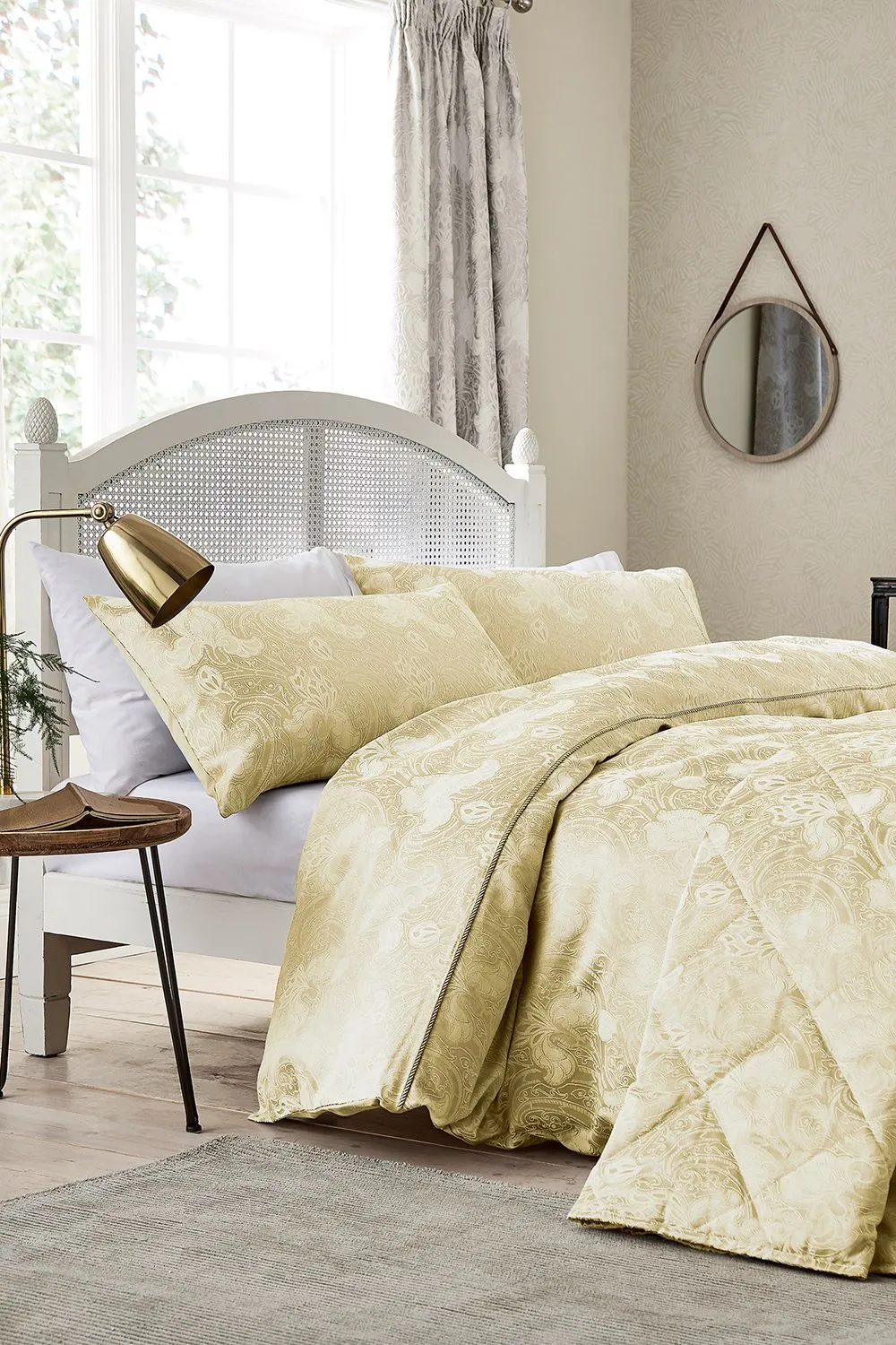 Sanderson 'Ashbee' Duvet Cover Set in Gold