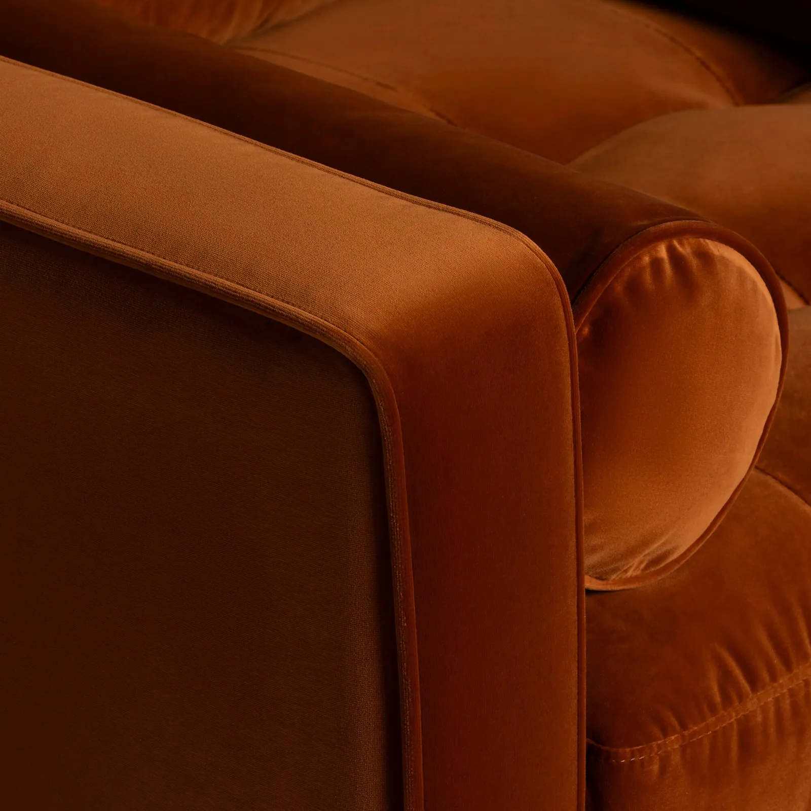 Hemingway Armchair, Orange Velvet | Barker & Stonehouse 5