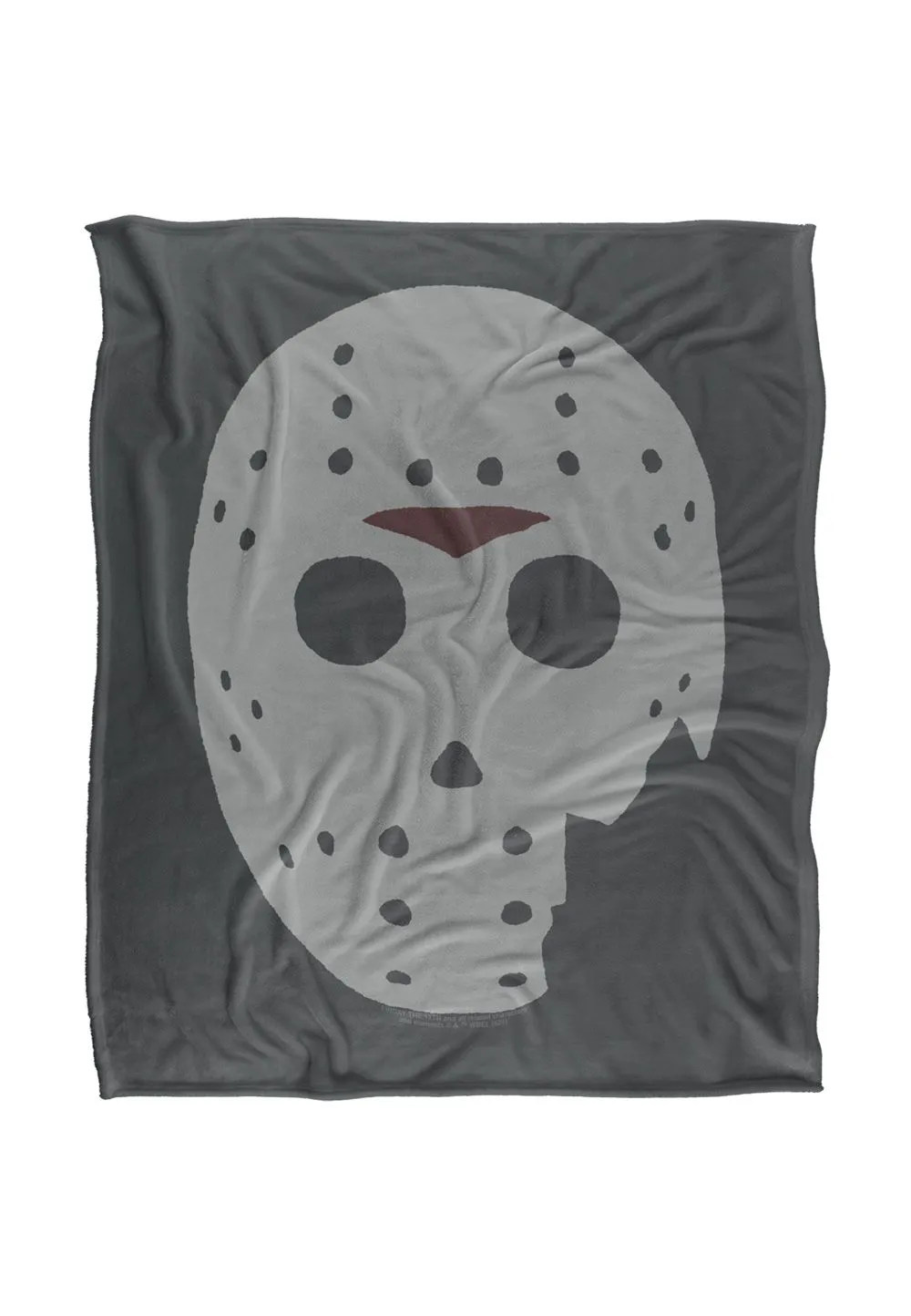 Warner Brothers Friday the 13th 152x127cm Jason Silky Touch Super Soft Throw Blanket in White