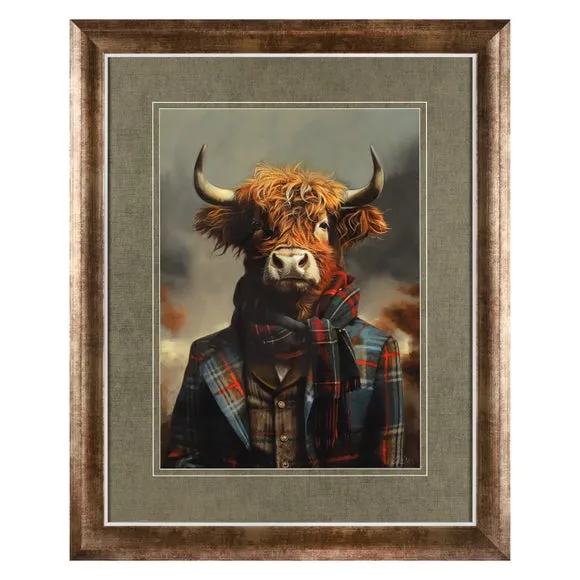 Dapper Highlander Framed Print