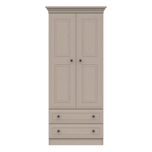 Portia Double 2 Drawer Wardrobe