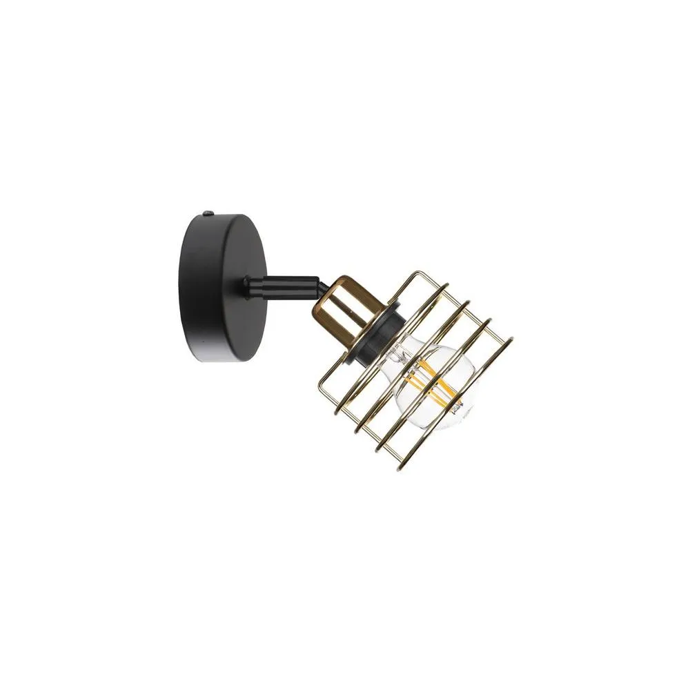 Netlighting Viva Adjustable Wall Lamp Gold 12cm 1x E27