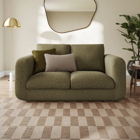 Luca Soft Chenille 2 Seater Sofa 1