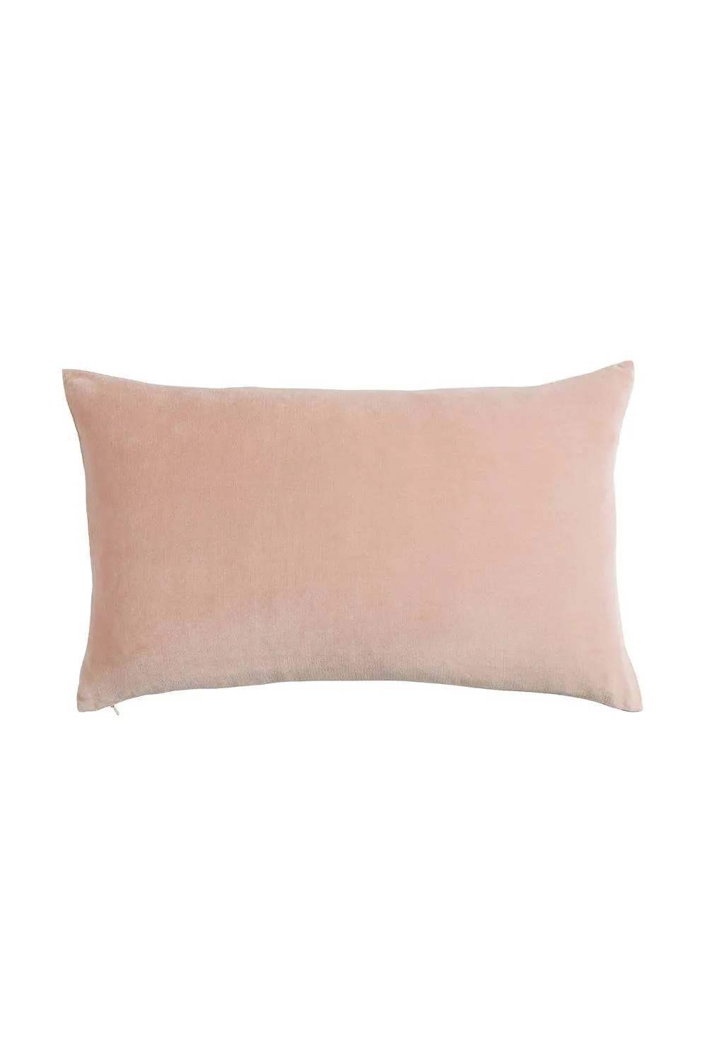 CHRISTY Luxury Filled Velvet 'Jaipur' Rectangle Cushions in Dusty Pink