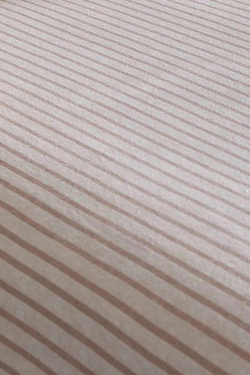 Dreams & Drapes 'Cottage Stripe' Brushed Cotton Fitted Bed Sheet in Natural 3