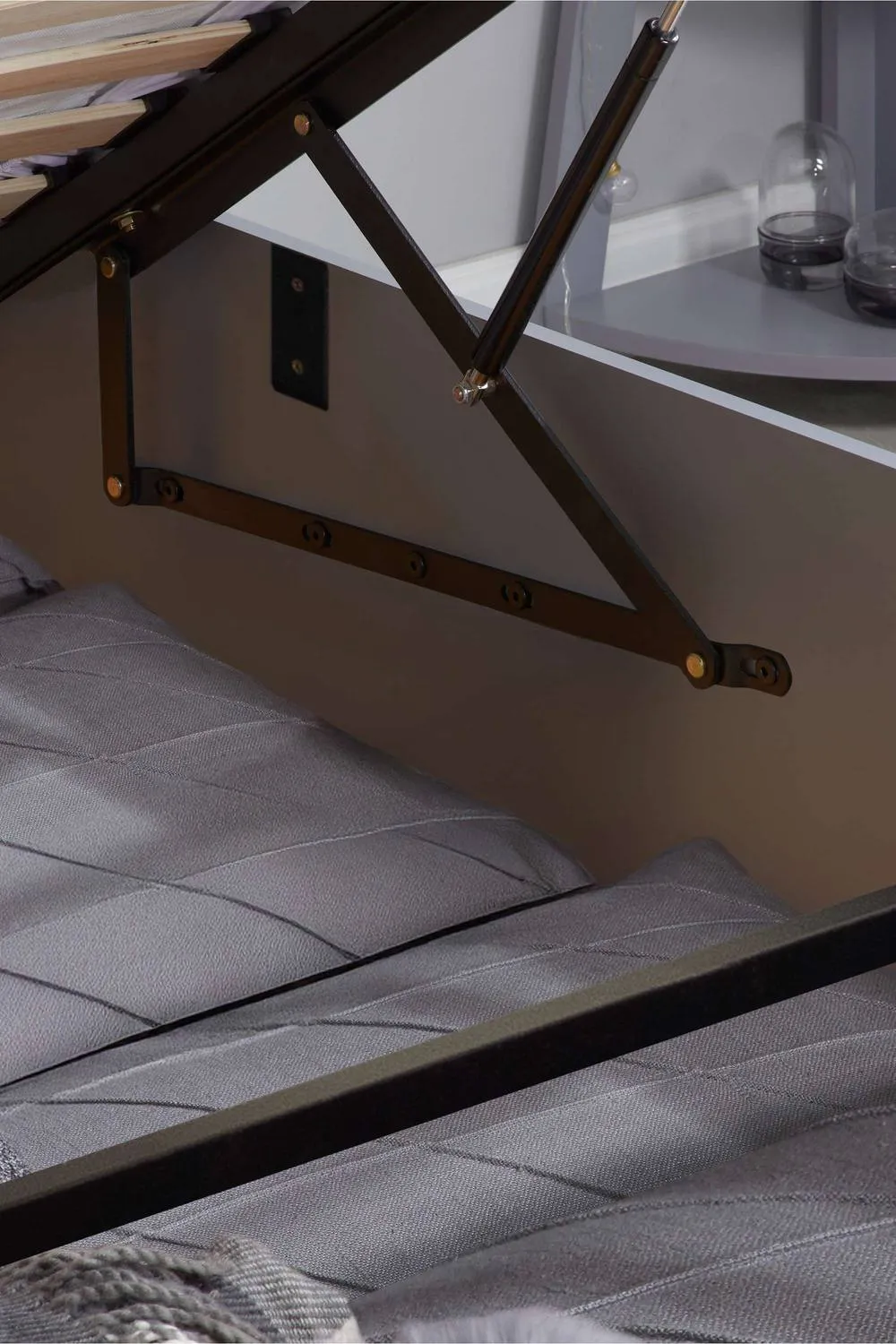 Birlea Phoenix Ottoman Storage Bed Frame in Grey 4