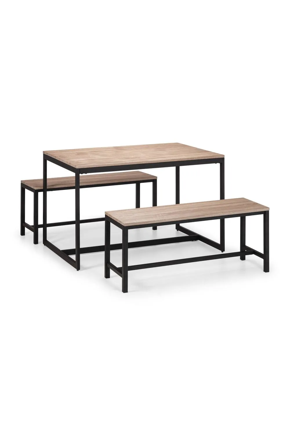 Julian Bowen Tribeca 2 Seater Dining Bench in Light Oak 5