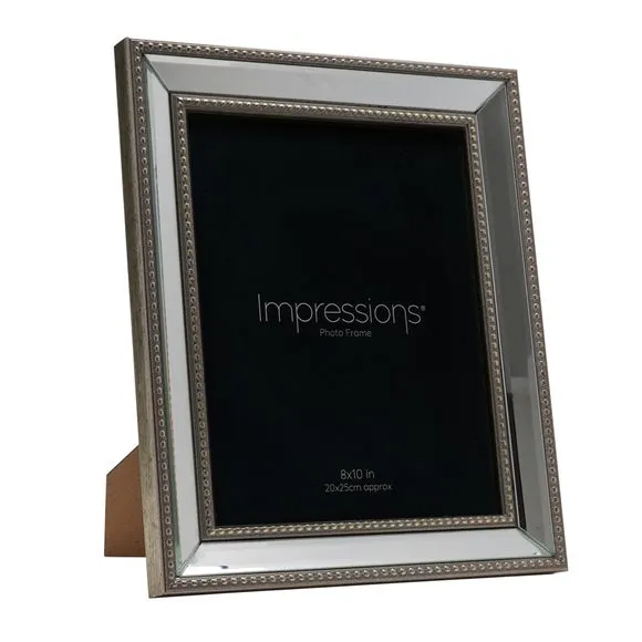 Impressions Beaded Mirror Border Photo Frame 5