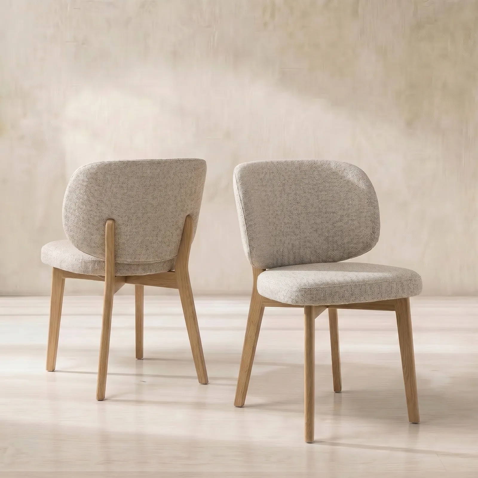 Salla Dining Chair, Neutral Fabric | Barker & Stonehouse 1