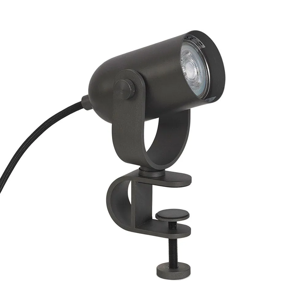 ferm LIVING Ruuvi Clip Lamp Blackened Iron 2