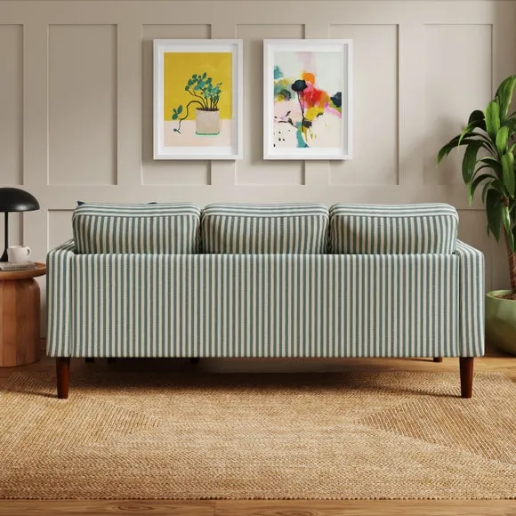Jacob Linford Stripe Compact Corner Chaise Sofa 2