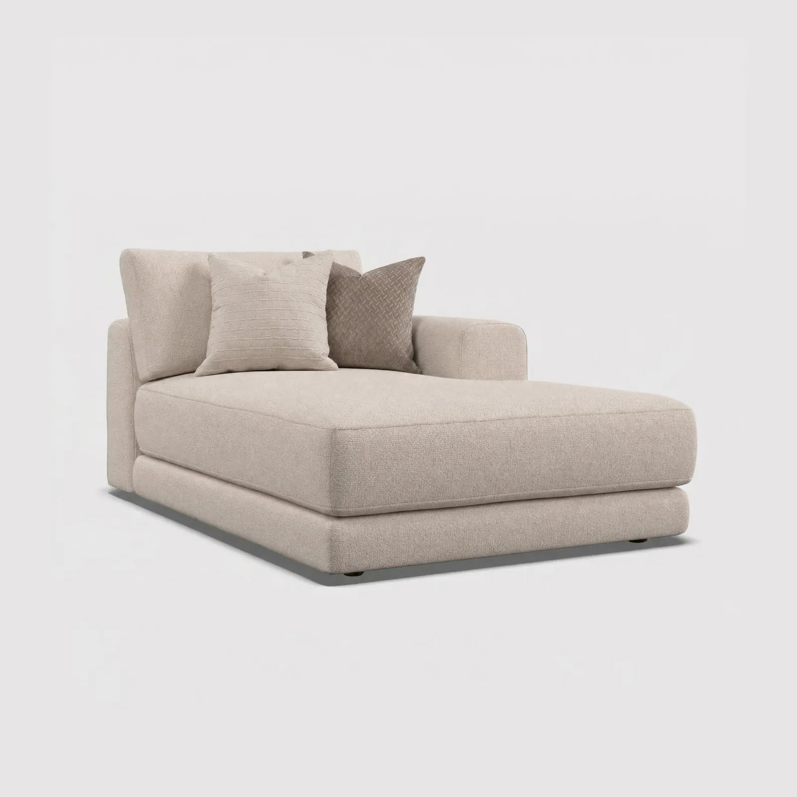 Lomax 1 Arm Chaise Rhf, Neutral | Barker & Stonehouse