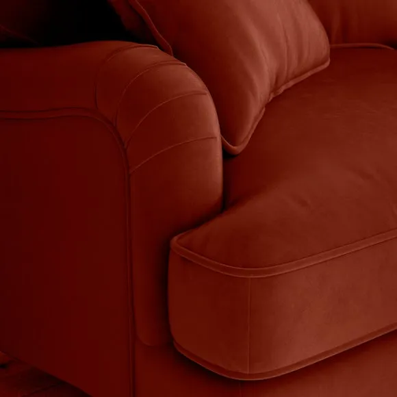 Beatrice II Velvet 3 Seater Sofa 4