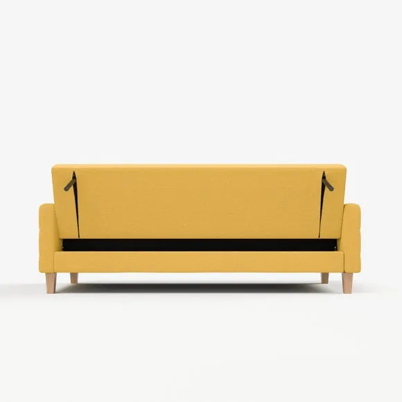 Harlow Flatweave Storage Double Sofa Bed 5