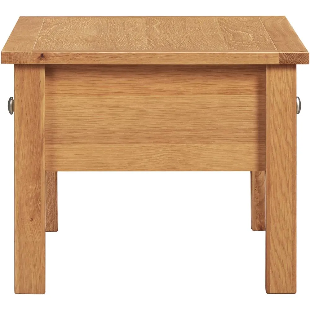 Seconique Cambridge 1 Drawer Coffee Table - Honey (Part assembled) in Light Brown 5
