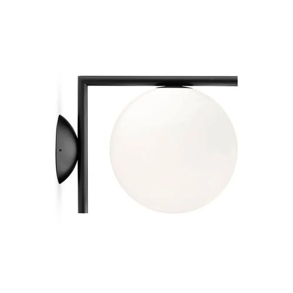 Flos IC W1 Wall Light Black 2