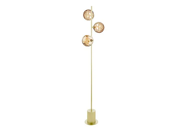 Gold Dimple Floor Lamp