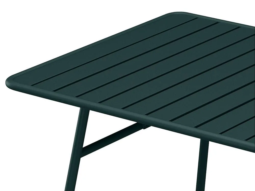 Vente-unique Metal Garden Table L.160 Cm - Fir Green - MIRMANDE By MYLIA 6