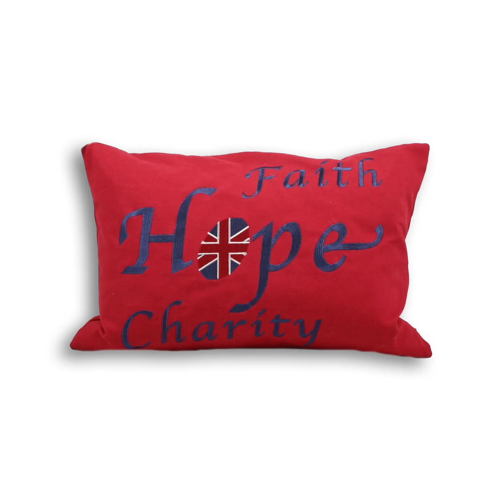 Paoletti Kai Faline Animal Jacquard Rectangular Polyester Filled Cushion In Clay 30 X 50Cm, Red