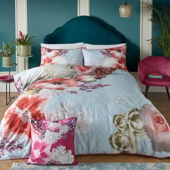 Laurence Llewelyn-Bowen Mayfair Lady 100% Cotton Duvet Cover and Pillowcase Set 5