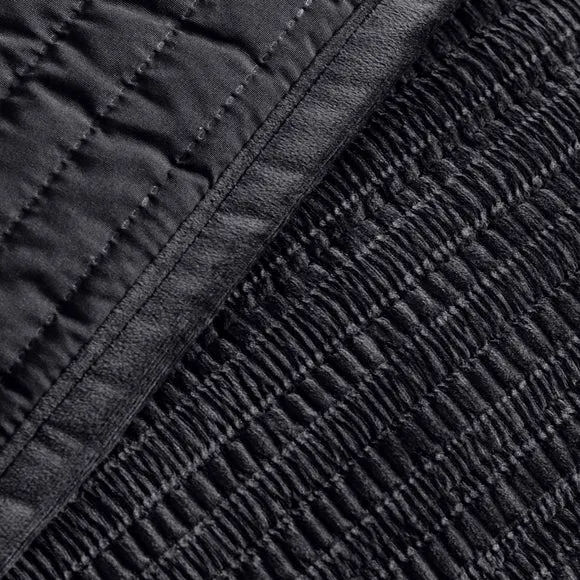 Catherine Lansfield Velvet Pinsonic Bedspread 2