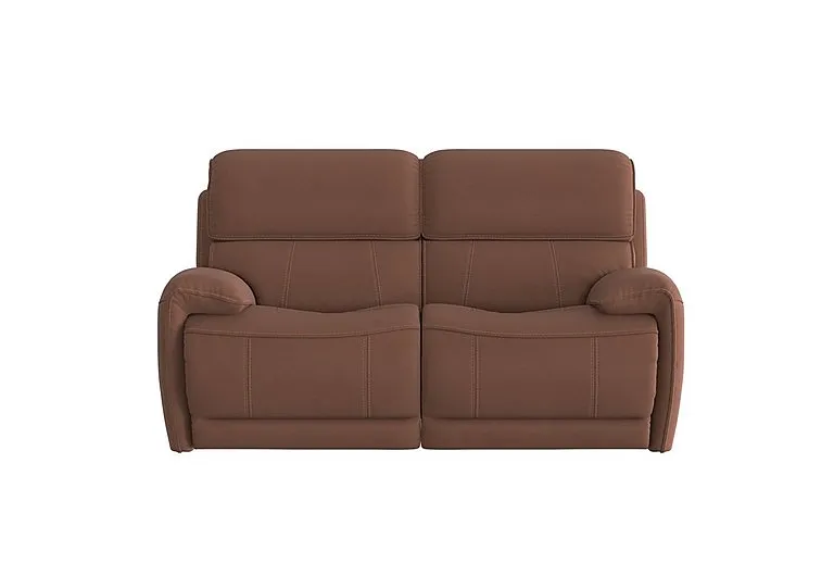 Link 2 Seater Fabric Power Recliner Sofa with Power Headrests - Hazelnut