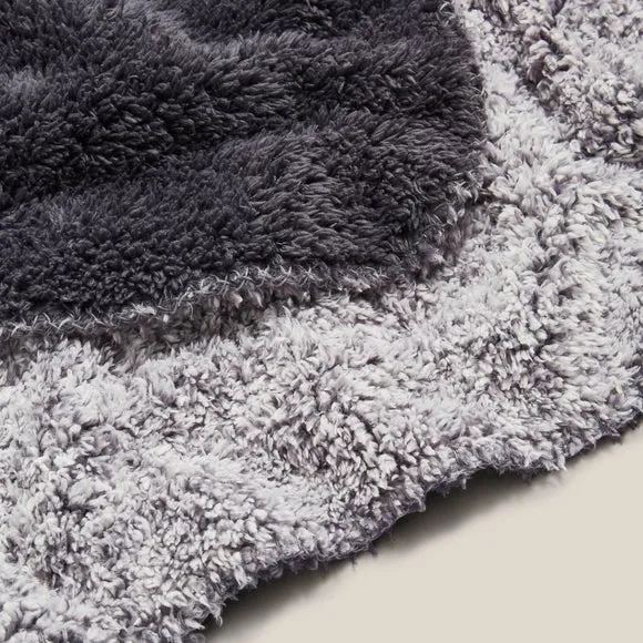 Teddy Bear Extra Cosy Marl Reversible Throw Blanket 4