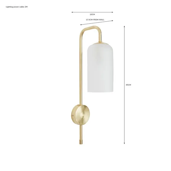 Palazzo Plug In Wall Light 6