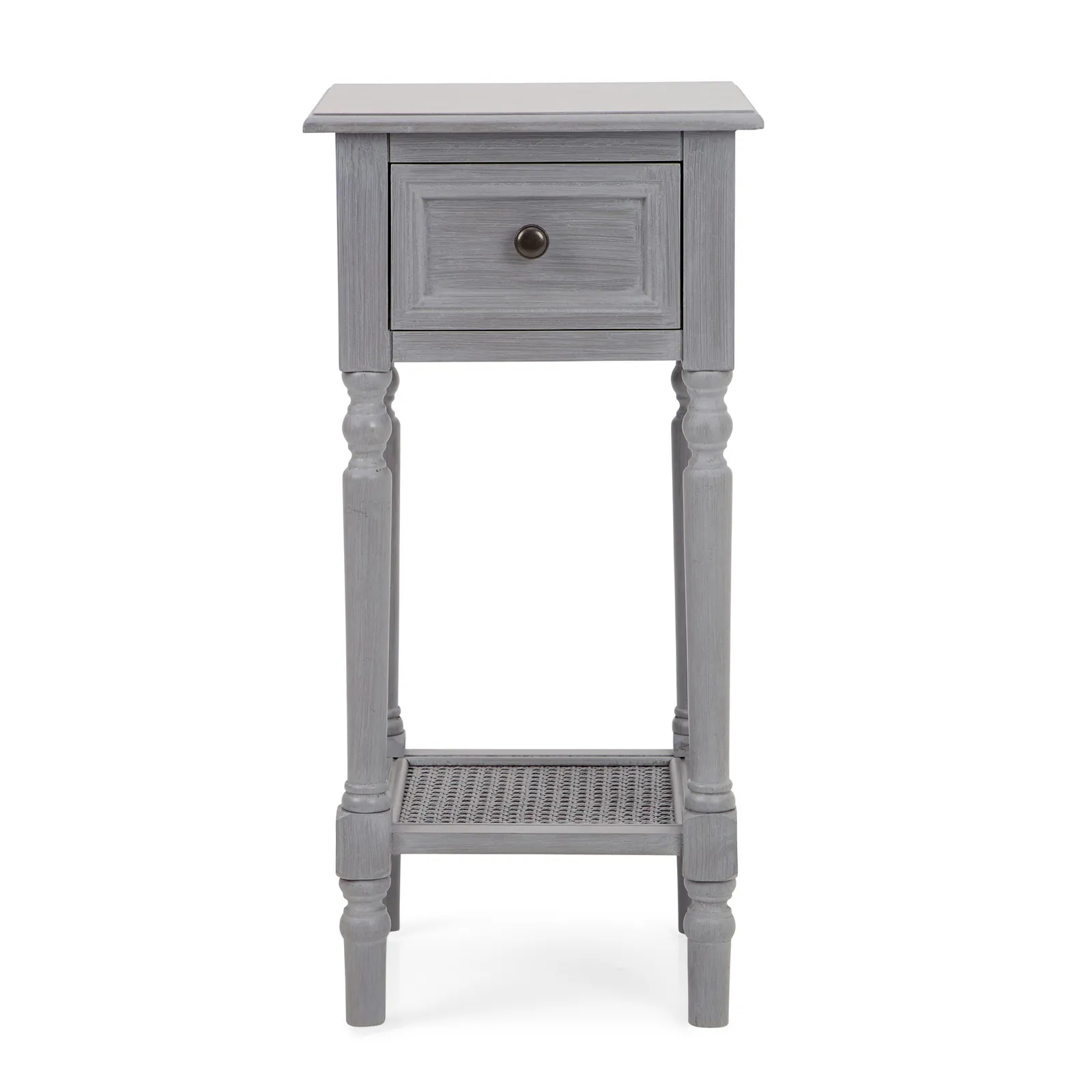Lucy Cane Grey Telephone Table Grey