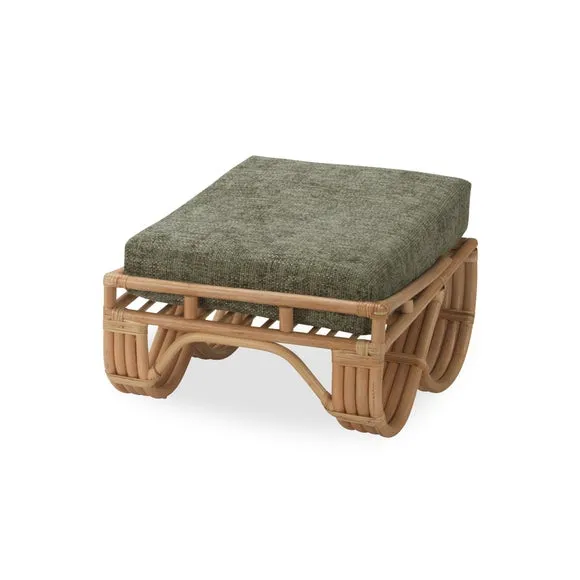 Desser Pretzel Rattan Footstool 3