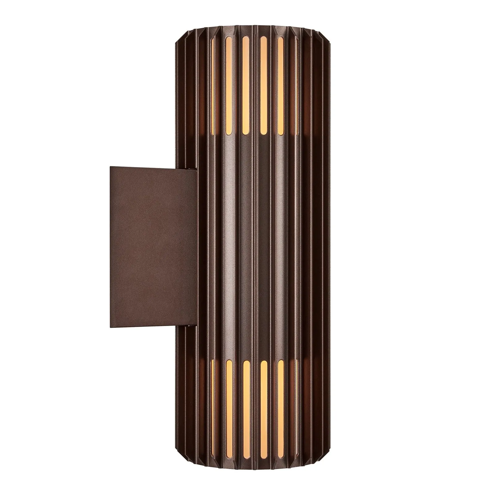 Nordlux Aludra Outdoor Wall Light Brown Metal Garden E27 IP54 Mains 3