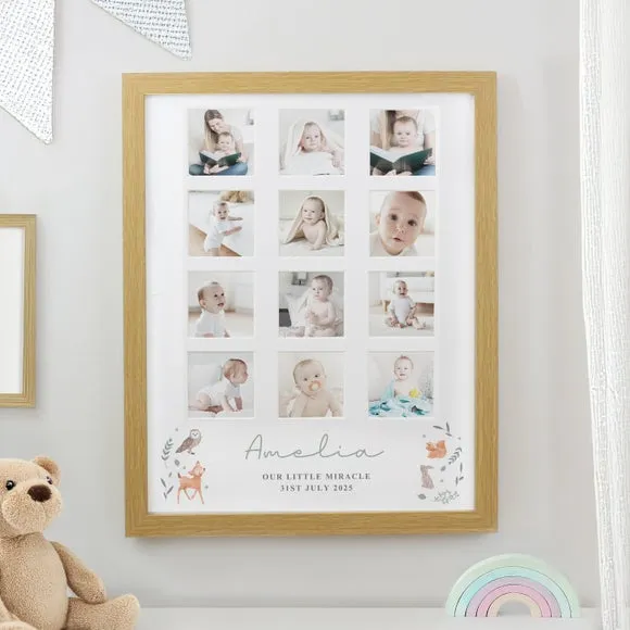 Personalised Woodland Animal Multi Photo Frame 1