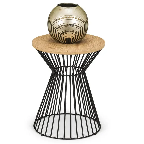 Jersey Round Wire Lamp Table 3