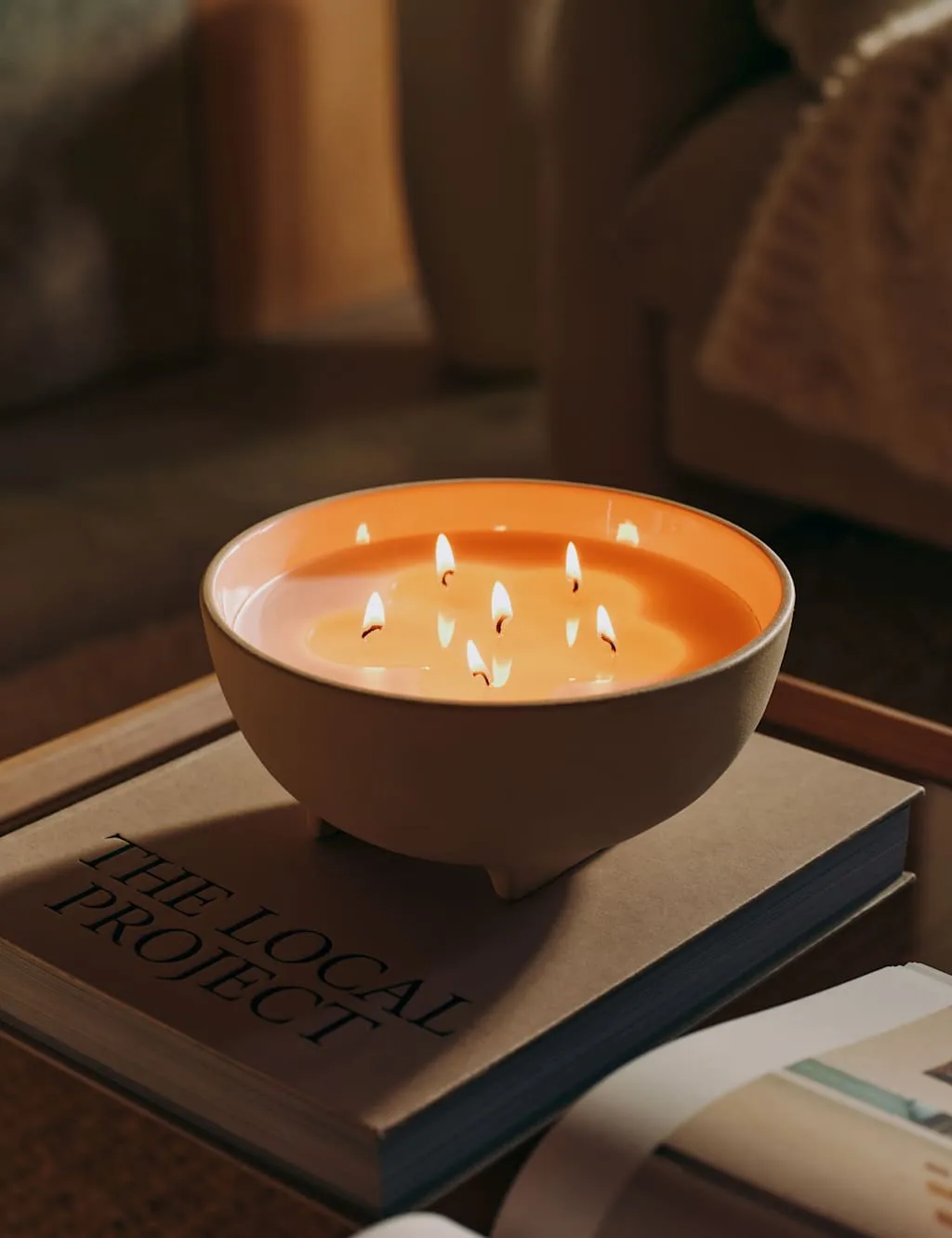 Teraire Haze 5 Wick Candle White Mix
