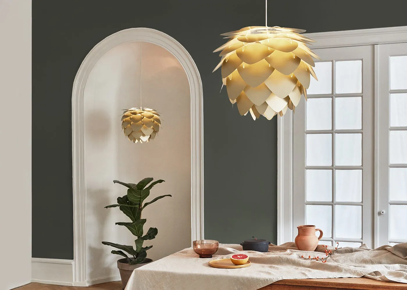 Umage Aluvia Easyfit Shade Brushed Brass Mini 3