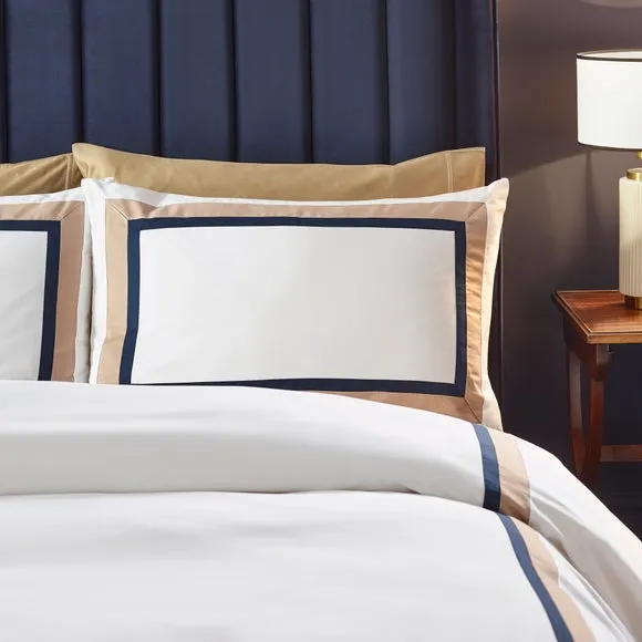 Dorma Alderton 100% Cotton Sateen Duvet Cover & Pillowcase Set 2