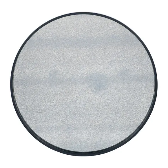 Wood Veneer Round Wall Mirror 2