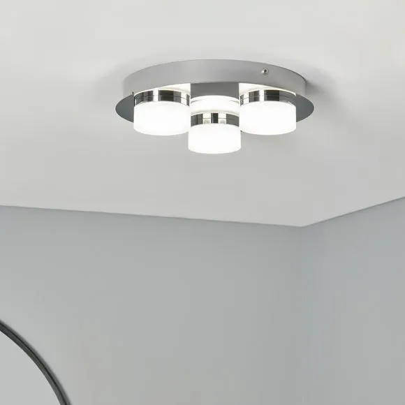 Bolton 3 Light LED Flush Ceiling Light 1
